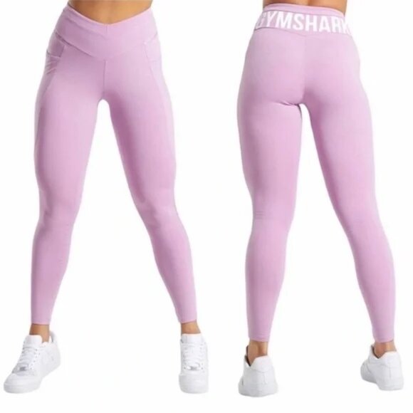 Gymshark Light Purple Recess V Waist Pocket Leggings Womens Size XS - Picture 2 of 11